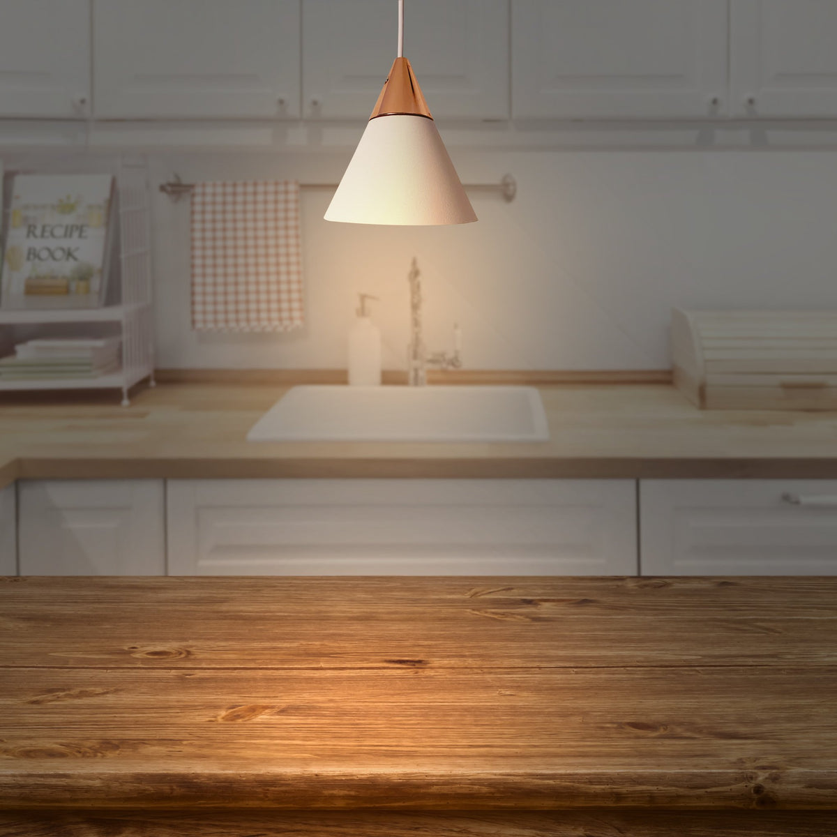 Conical Tiny LED Hanging Light