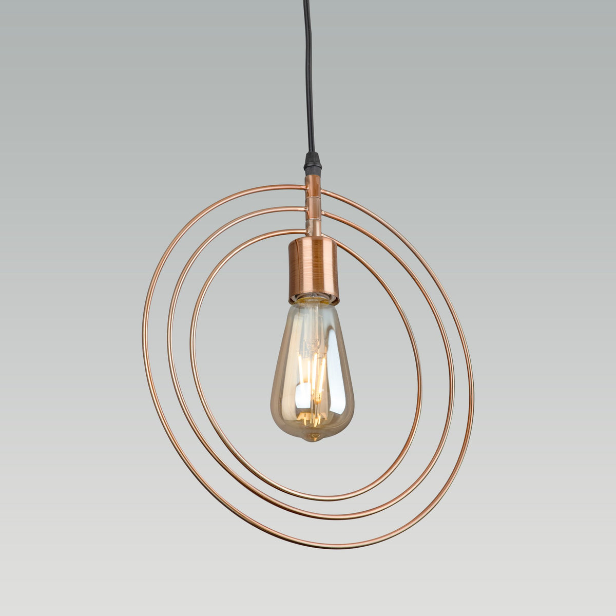 Copper Rings Pendant Light online