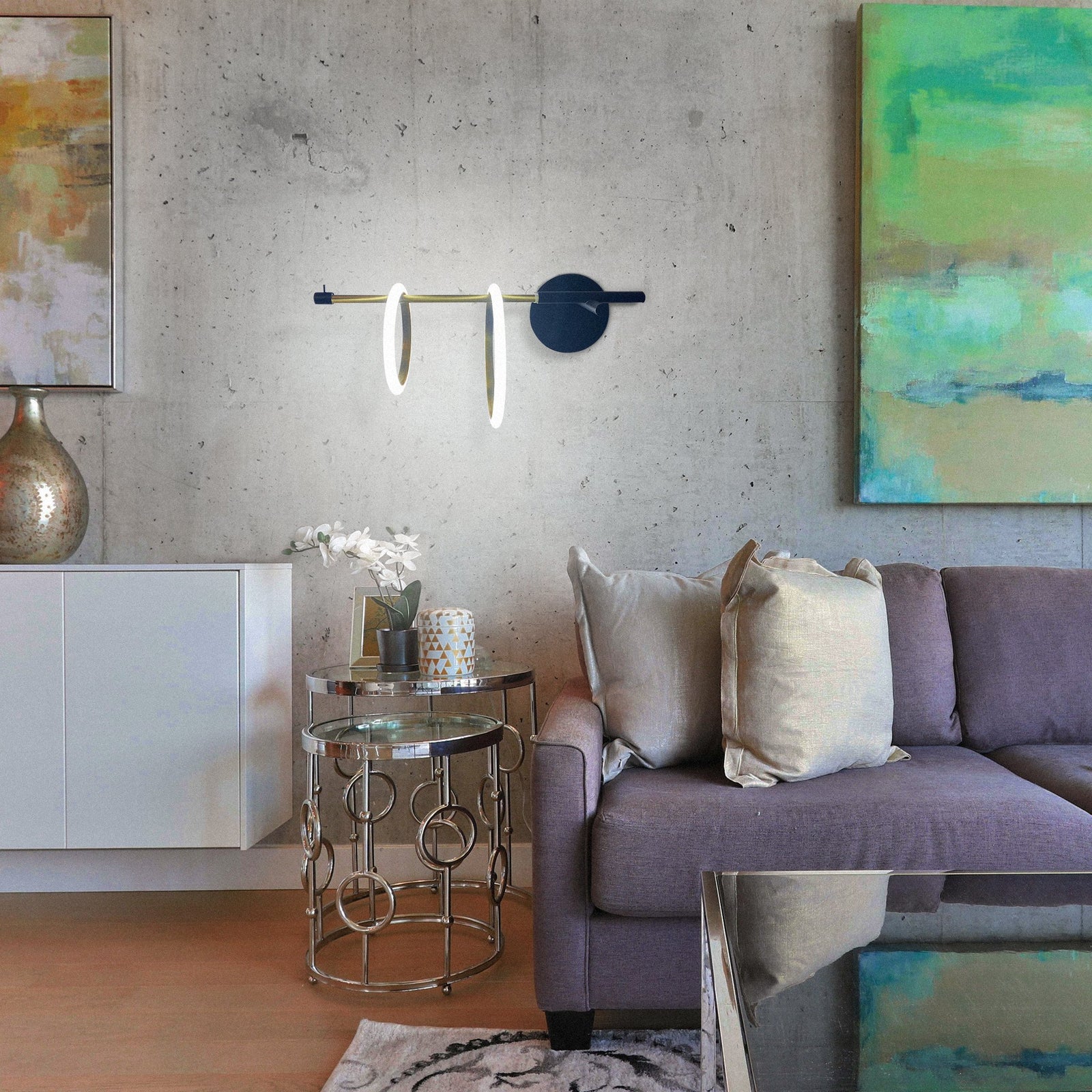 Double Bulbous Wall Light Bangalore