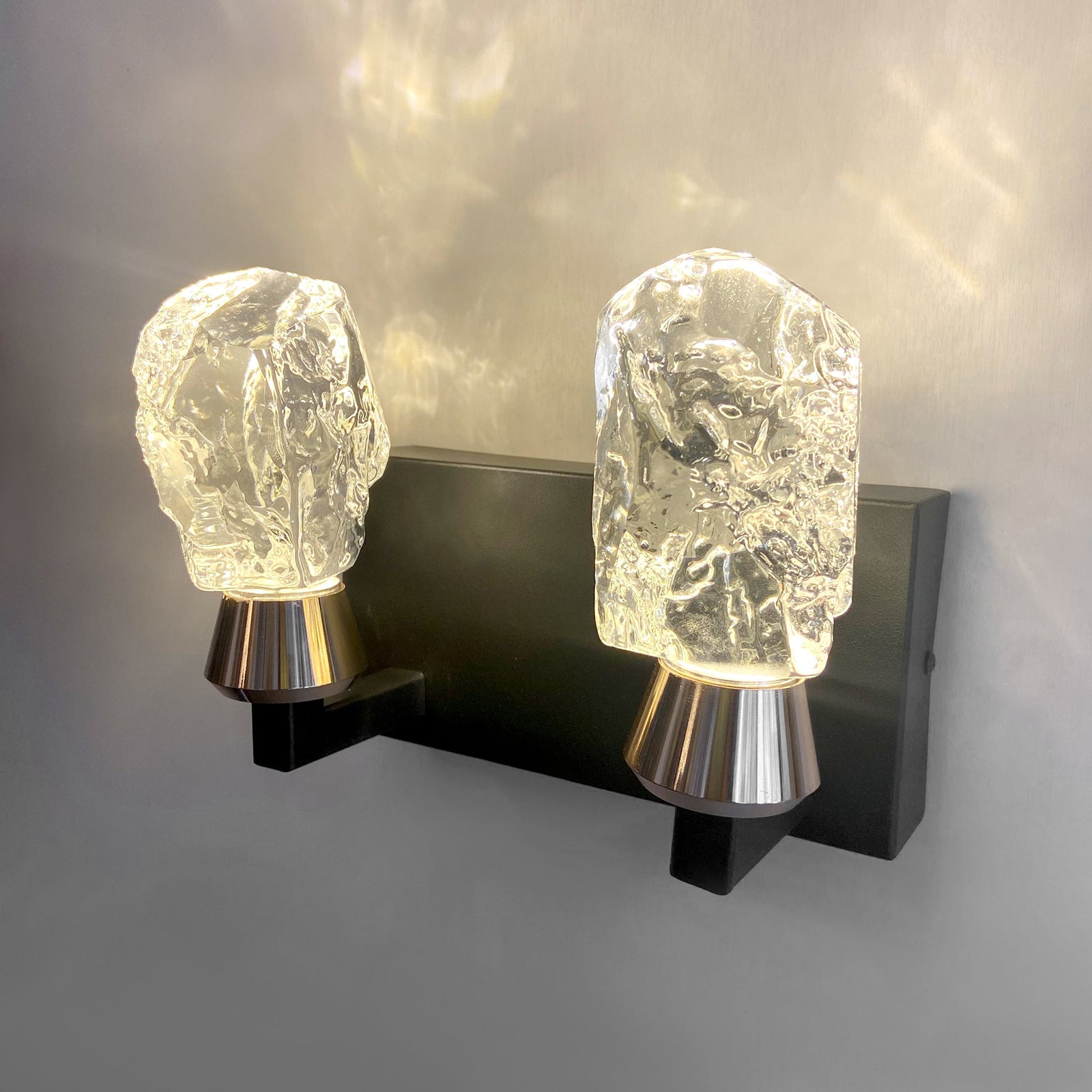 Double Citrine Wall Light India