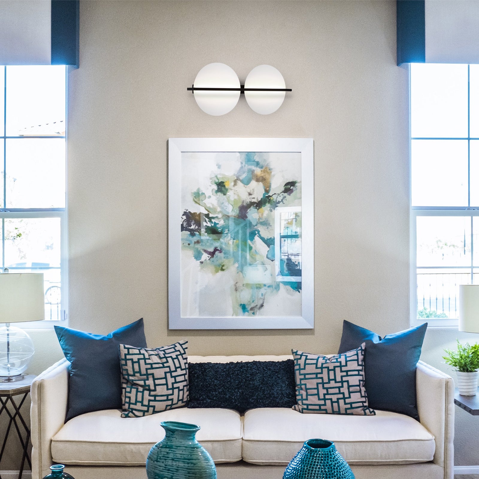 Double Disc LED Wall Lamp India