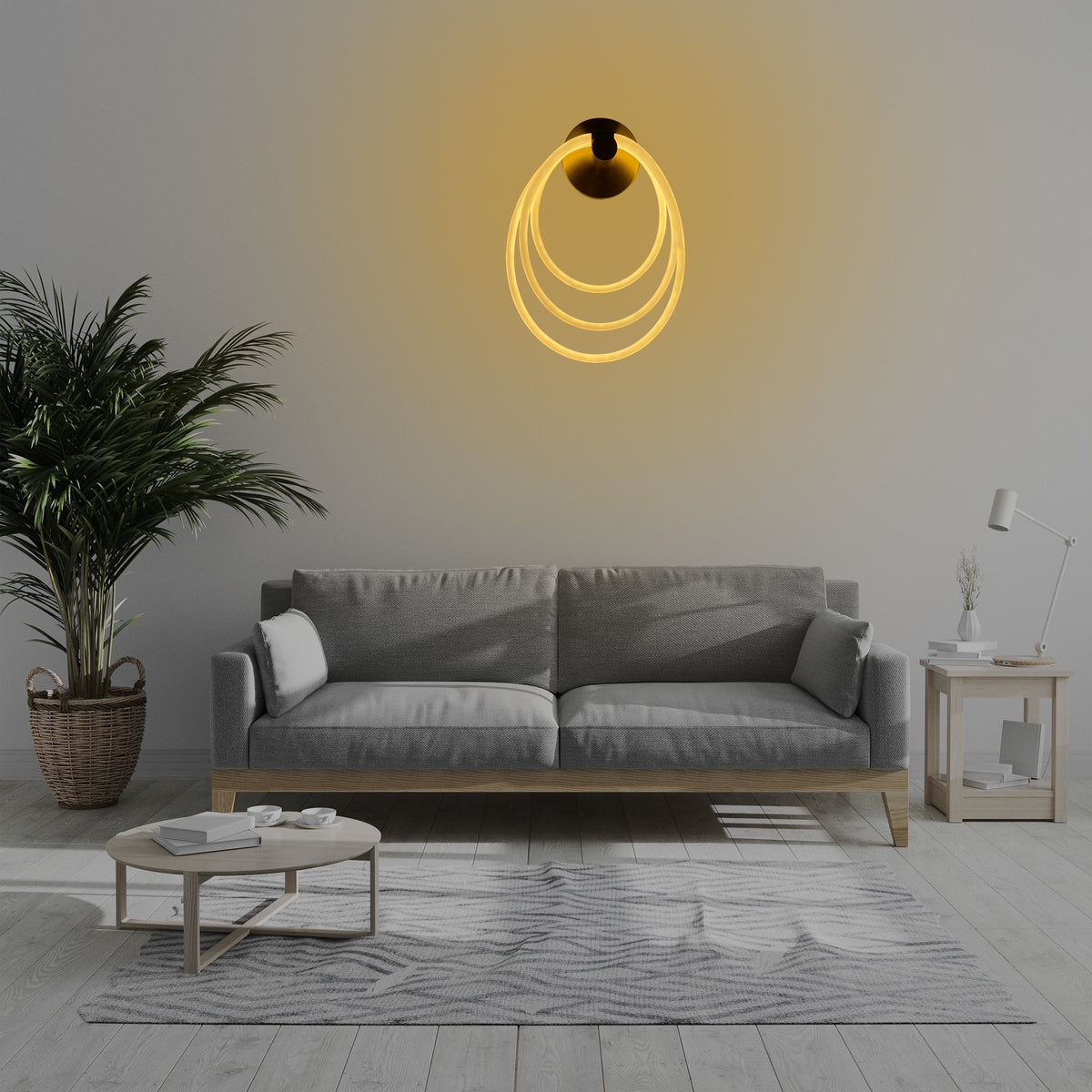 Eternity Rings LED Wall Light  Store