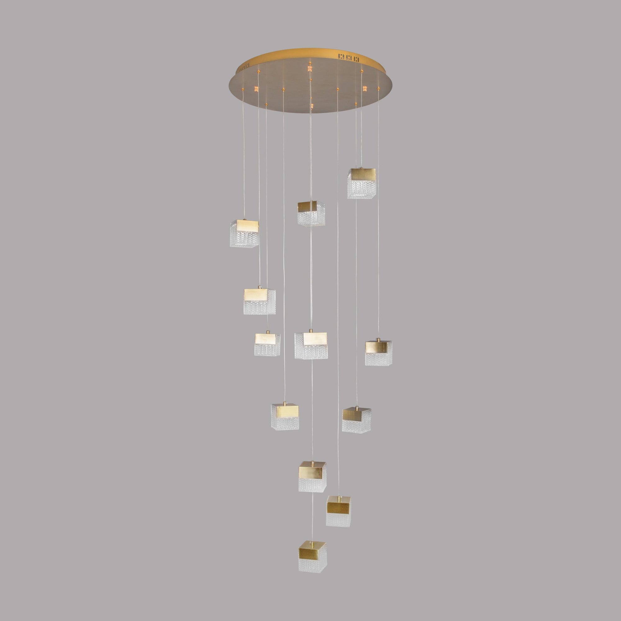 Buy Ice Cubes Double Height LED Chandelier online