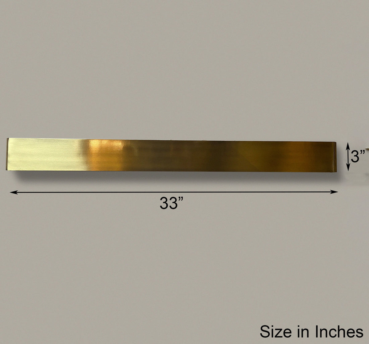 Long Brass LED Wall Light Bangalore 