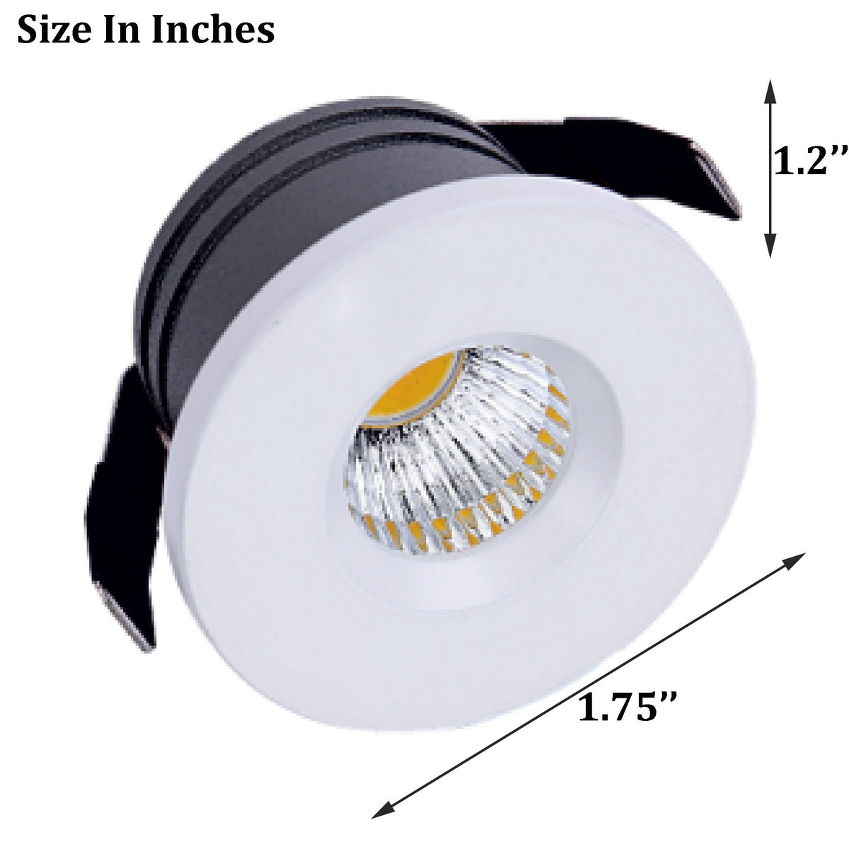 Recessed 3 Watts Round Light Shop