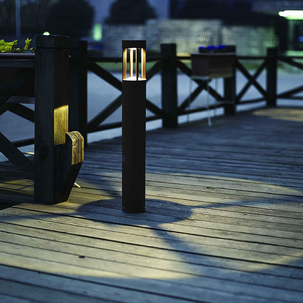 Rise Round LED Outdoor Bollard Light India