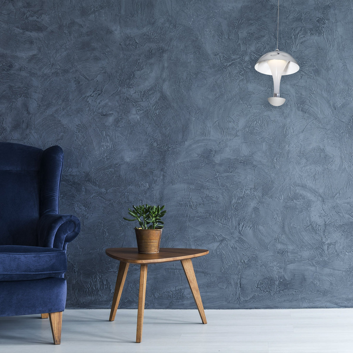 Shop Beaten Chrome LED Pendant Light Bangalore