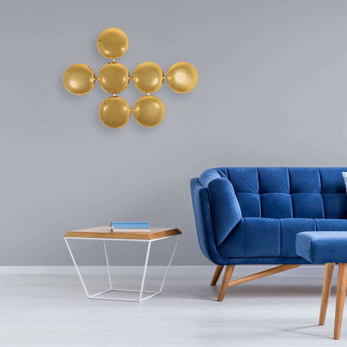 Big Show Gold LED Wall Light