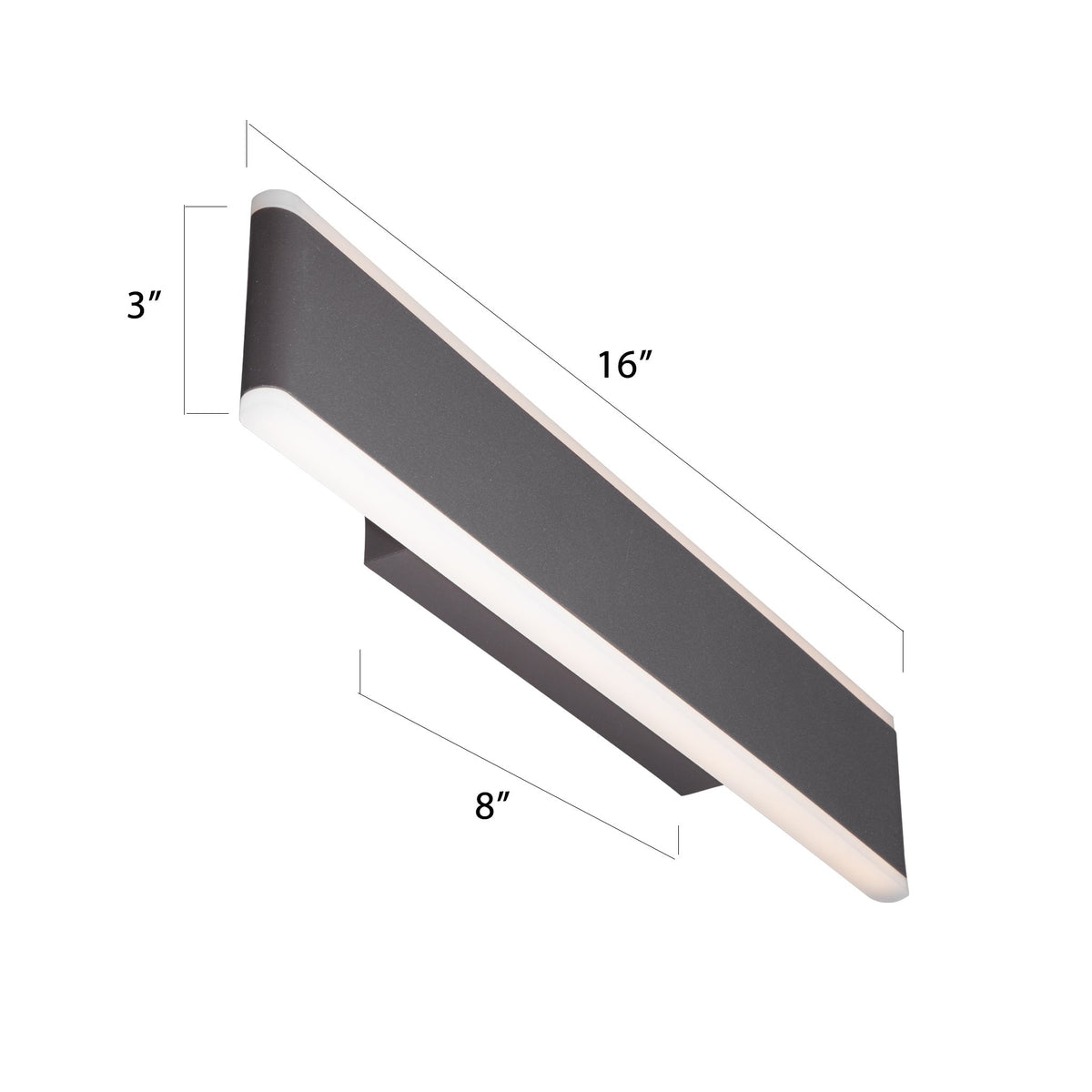 Shop Bright Side 400mm LED Wall Light store