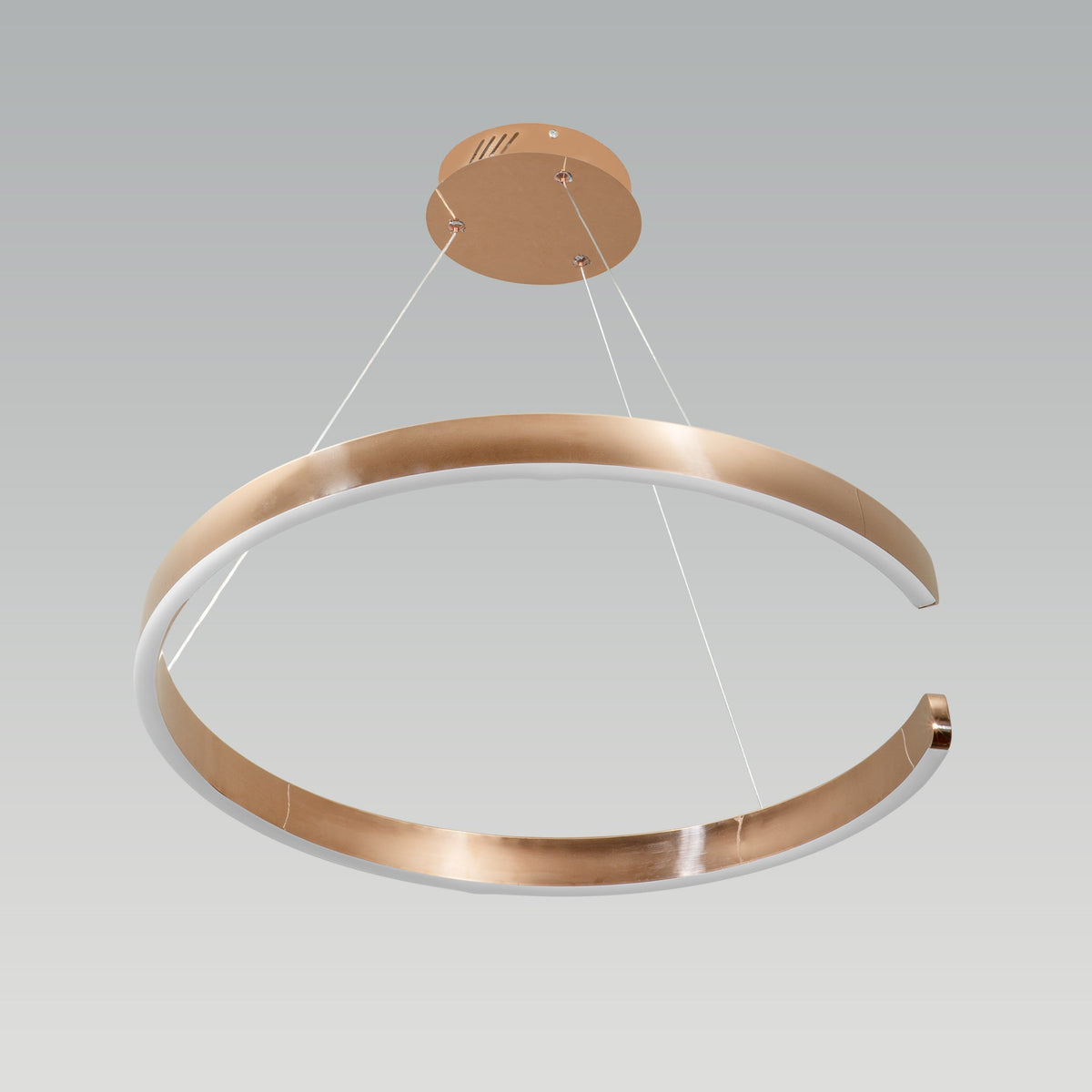 Shop C Shape 600mm RoseGold LED Chandelier online