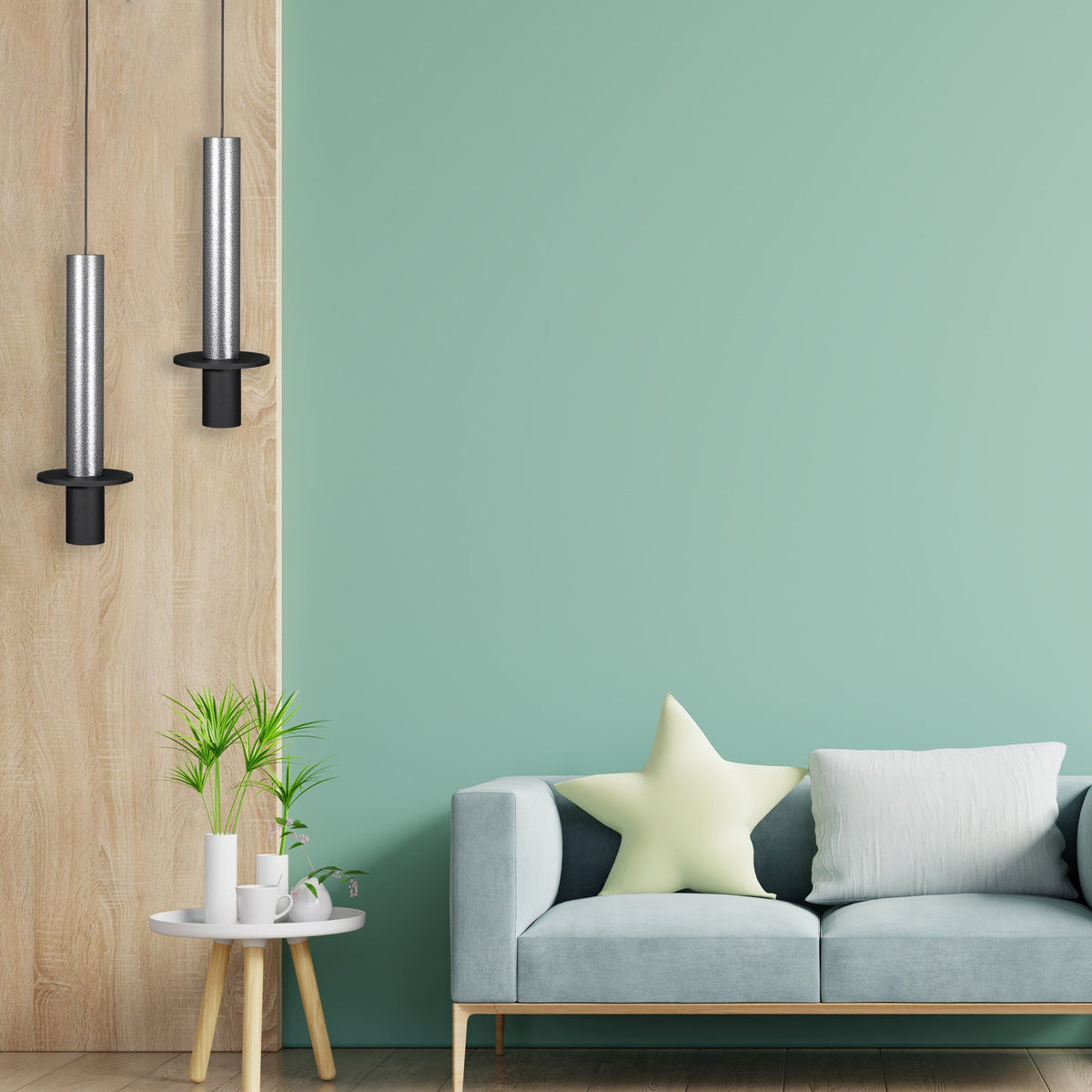 Shop Charcoal Grey LED Pendant Light hanging light counter