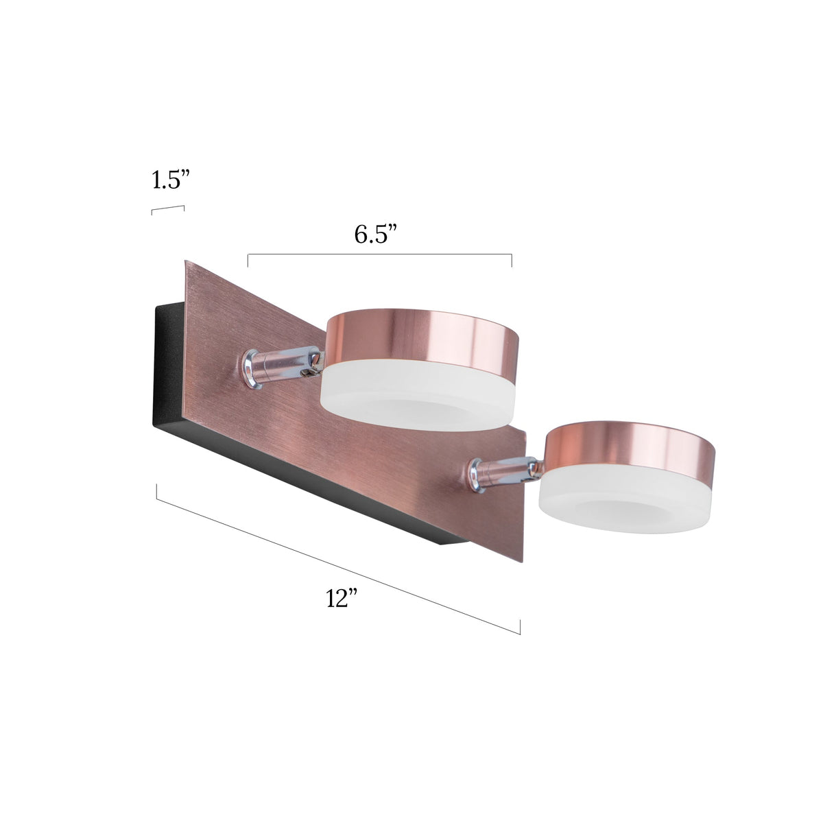 Shop Donut Adjustable Double LED Mirror Light store near you