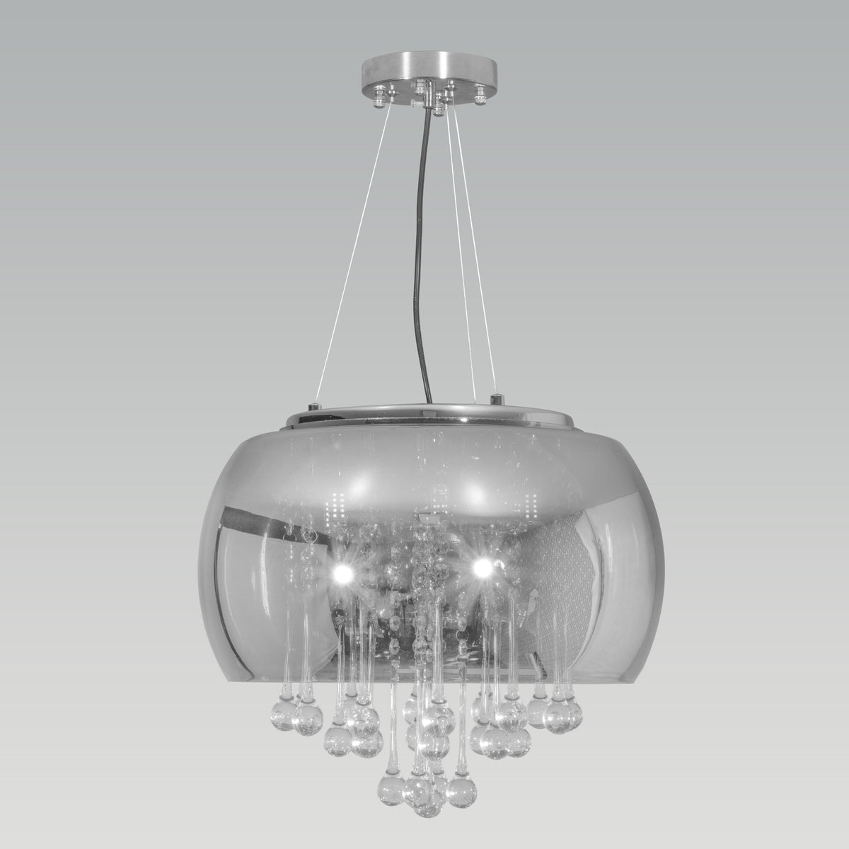 Shop Droplets Smoke 400mm LED Chandelier online