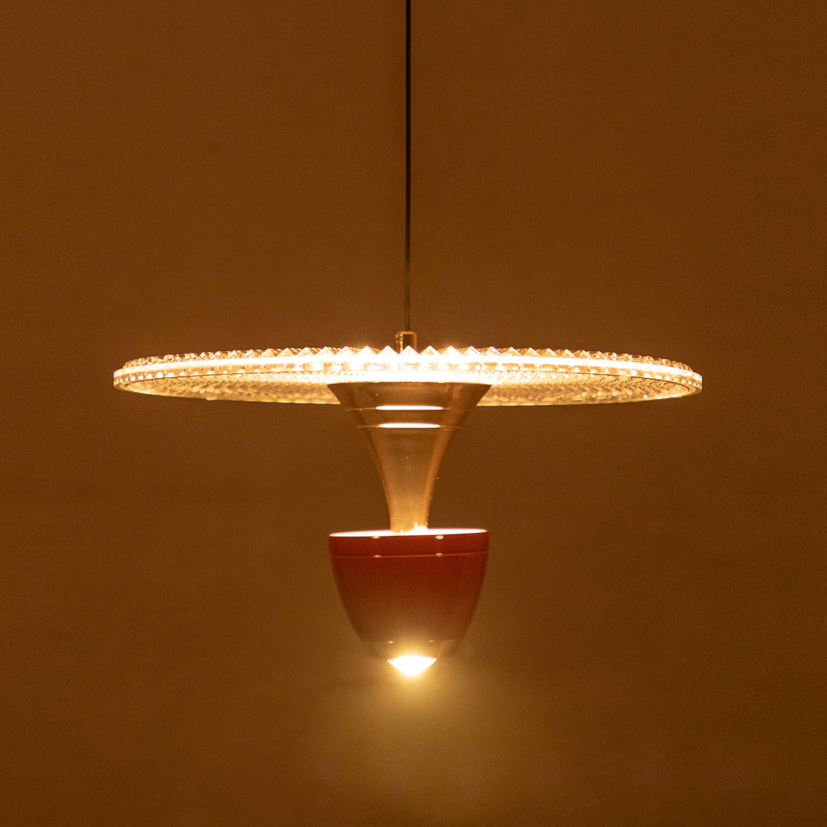 Shop Easter Red LED Pendant Light Showroom