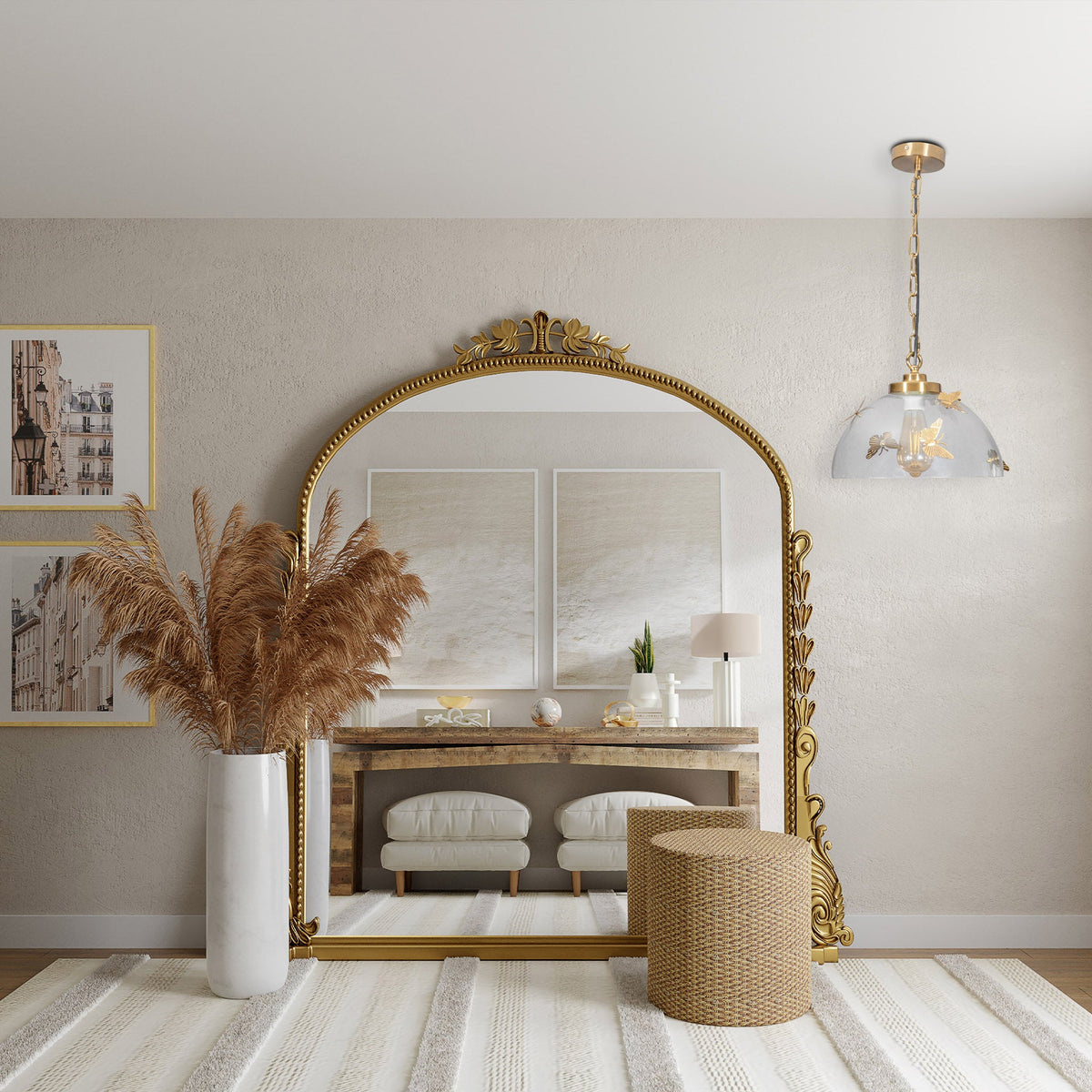 Shop Flutter Half Round Pendant Light store Bangalore