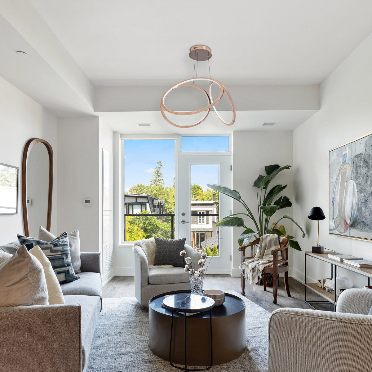 Shop Life Lessons RoseGold LED Chandelier Bangalore