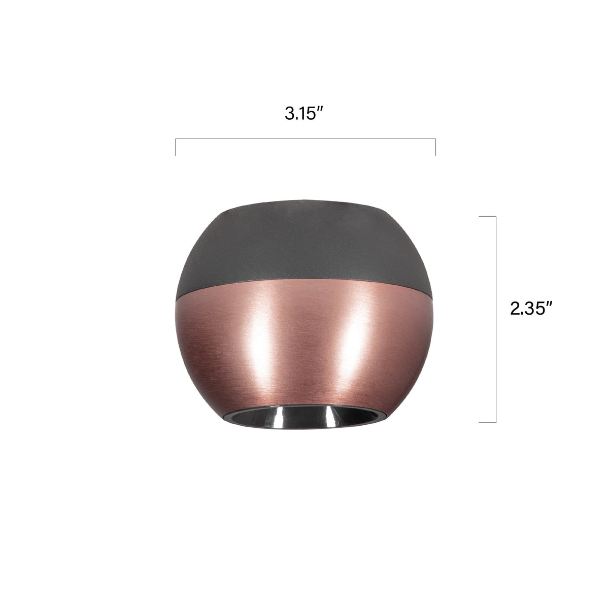 NXT Black Copper LED Ceiling Light