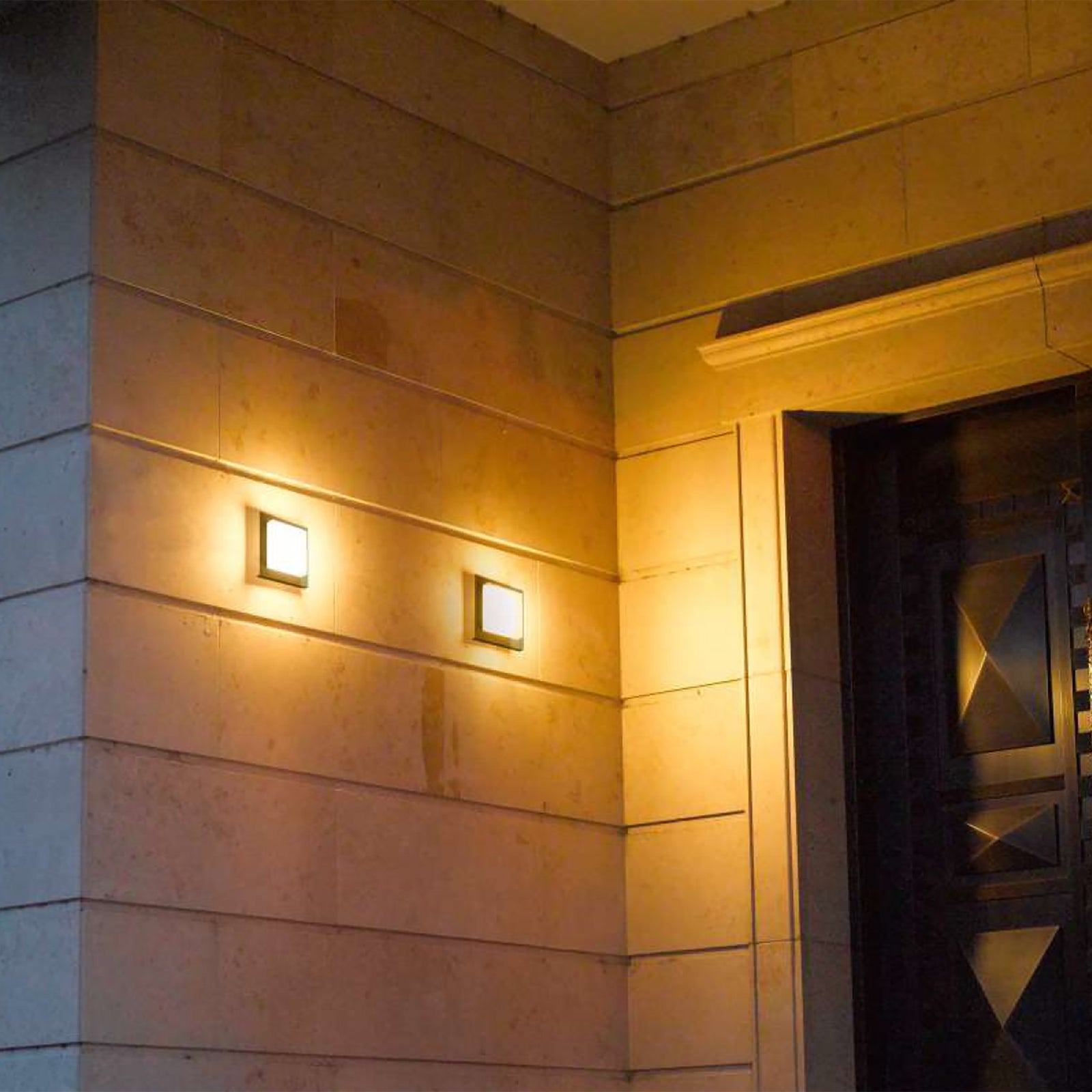 Square Cube LED Outdoor Wall Light Bangalore