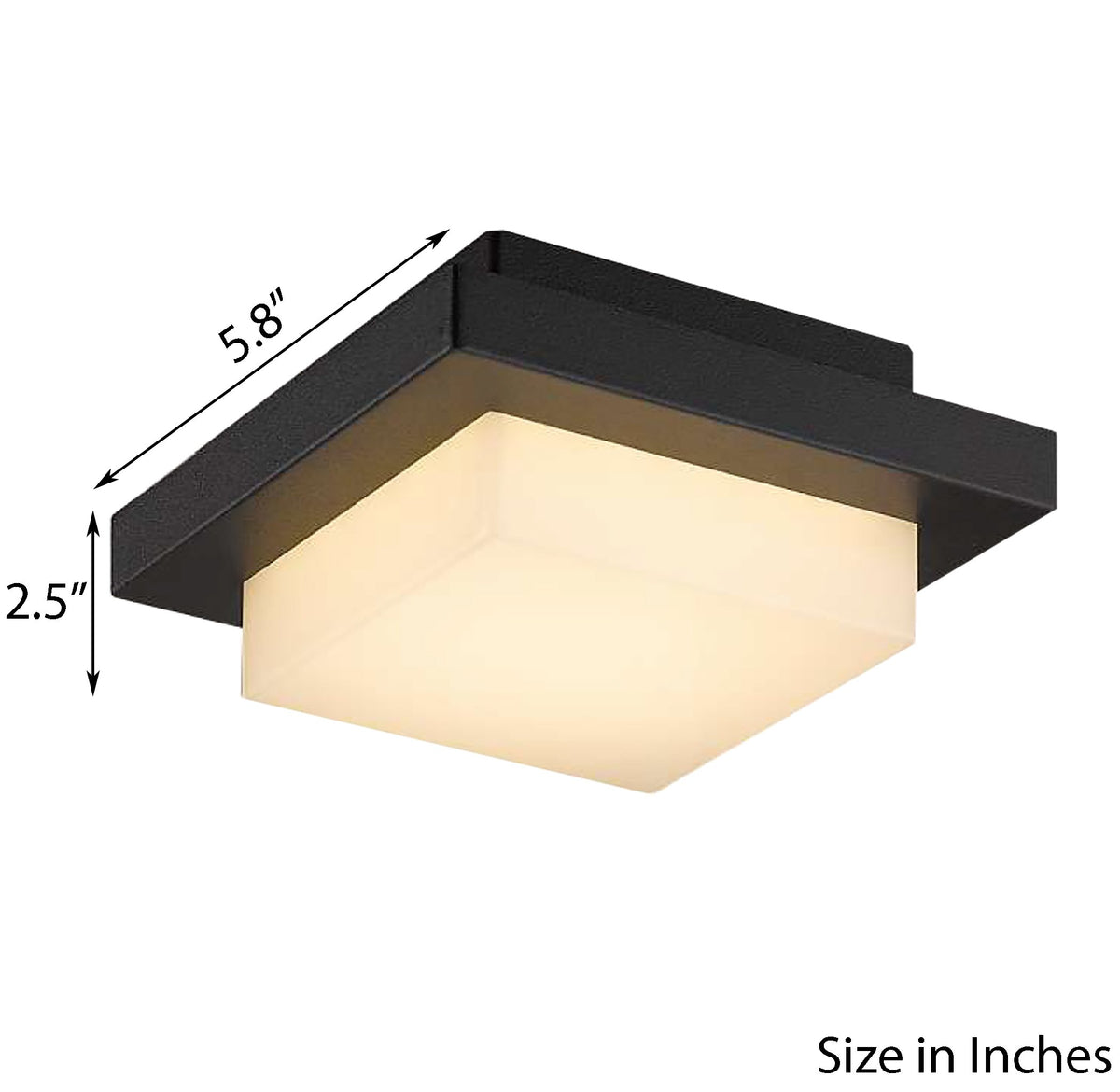 Square Cube LED Outdoor Wall Light Shop