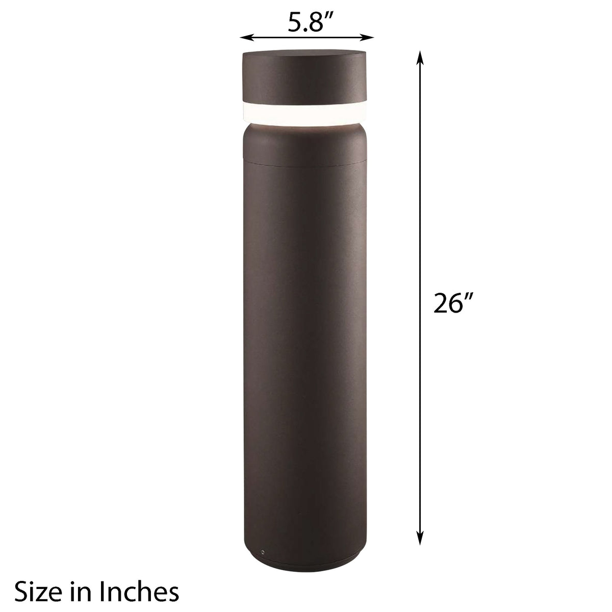 Tall Coin LED Outdoor Bollard Light Shop