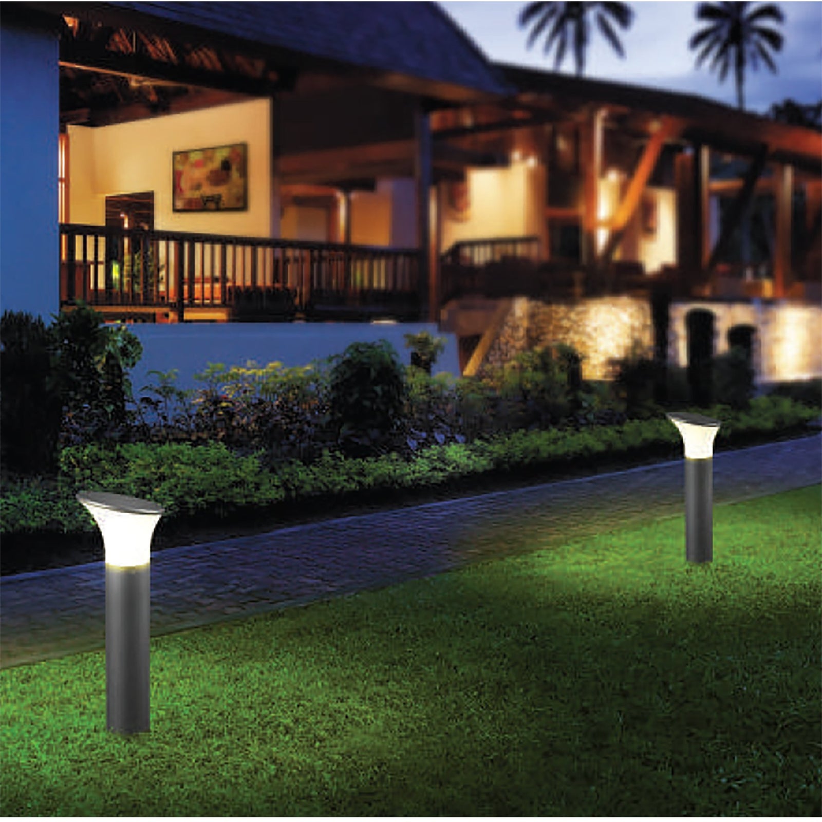 Tall Curves Outdoor Bollard Light Bangalore