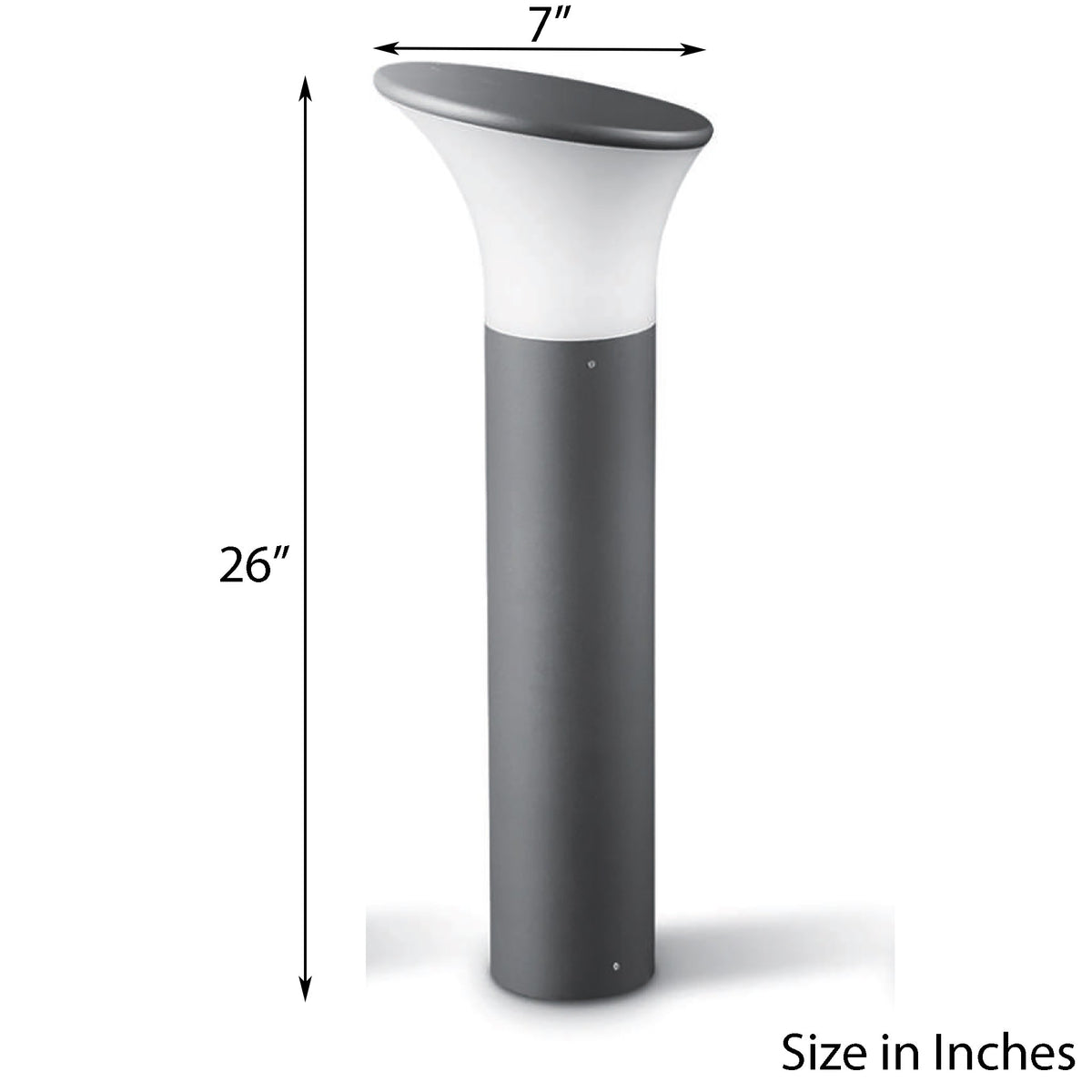 Tall Curves Outdoor Bollard Light Shop